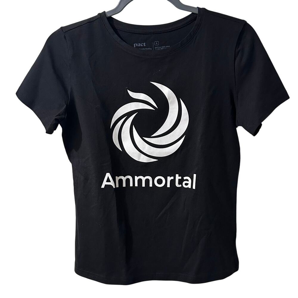 PACT Ammortal Heal One Heal All Graphic Organic Cotton T Shirt Black, size S